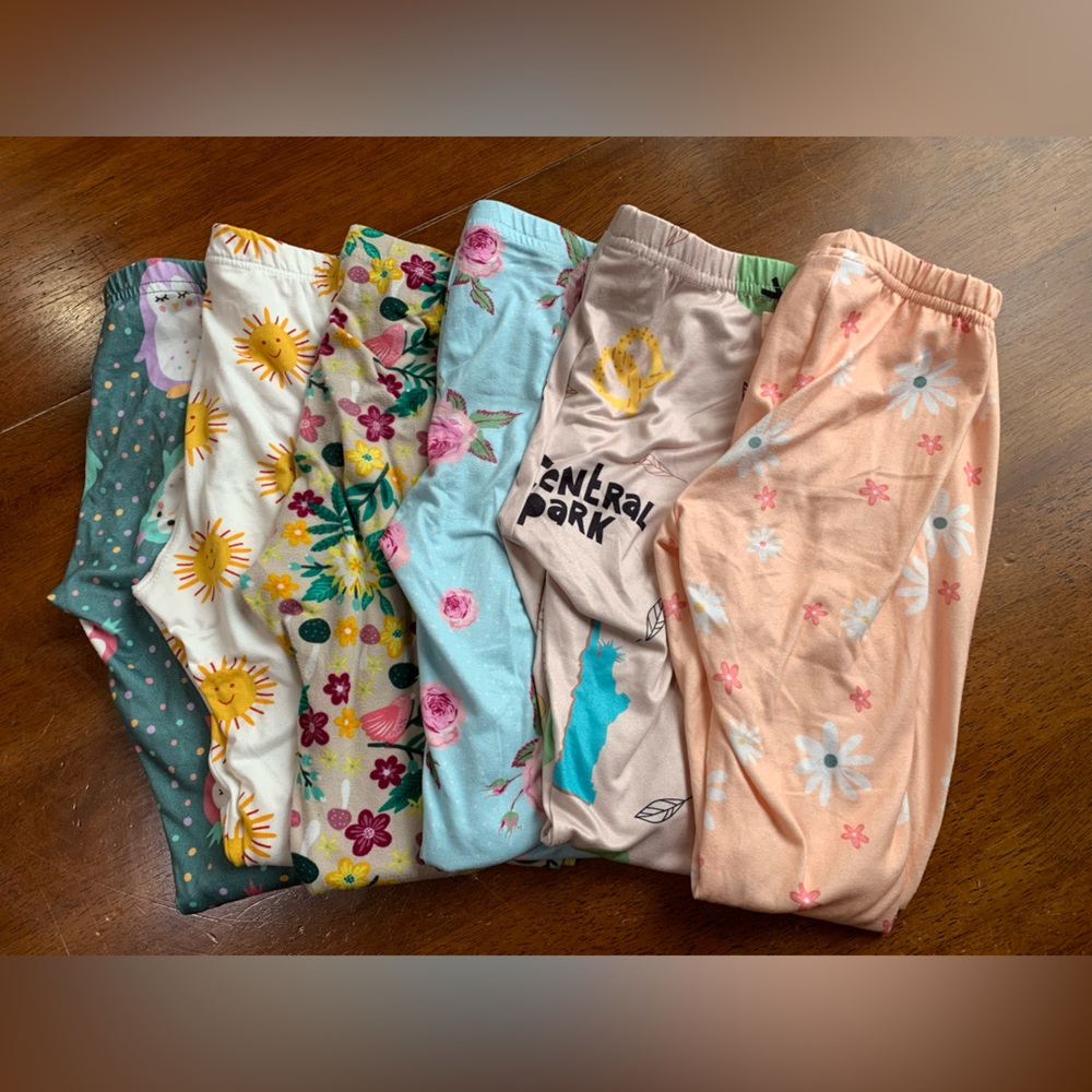 GUC Lot of 6 DotDotSmile Size 7 Leggings
